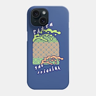 Catch the Seigaiha 2 (Green) Phone Case