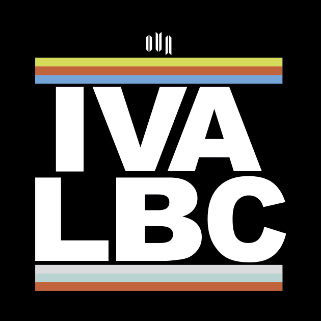 IVA LBC tee (white type version) by IVA Middle School