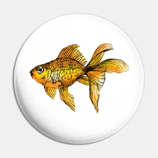 Goldfish Sketch Pin