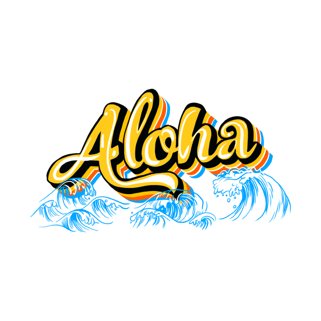 Hokusai Ocean Aloha by thecolddots