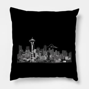 Seattle Skyline Pillow