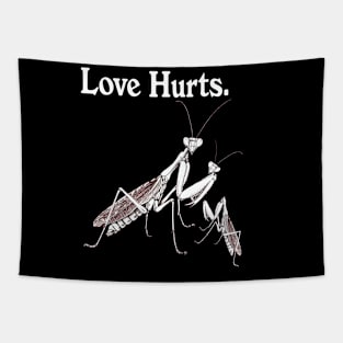 Love Hurts Praying Mantis Insect Tapestry