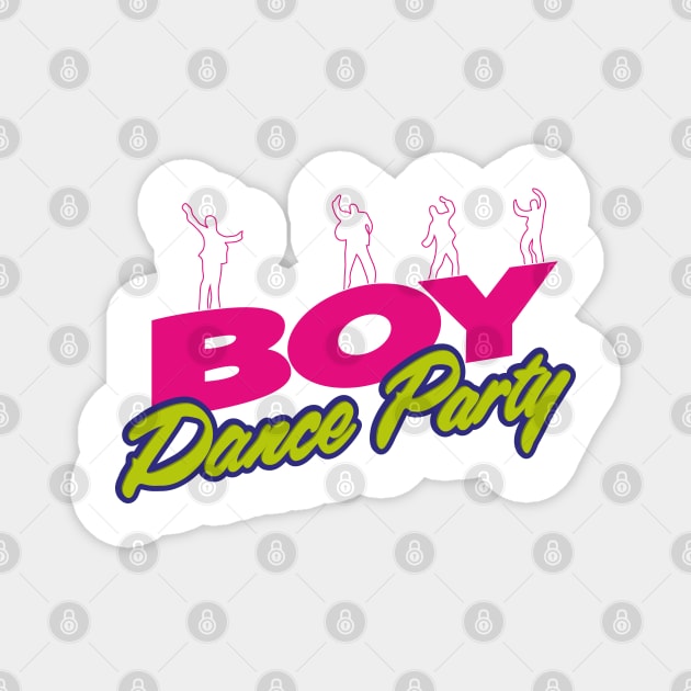 Boy Dance Party Magnet by innercoma@gmail.com