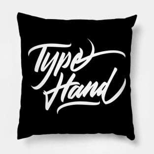 Typehand Brush Logo Pillow