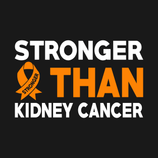 Stronger Than Kidney Cancer Awareness Warrior T-Shirt