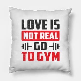 Funny Fitness Motivation Pillow