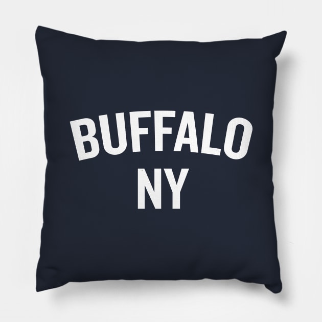 Buffalo New York Pillow by Carl Cordes