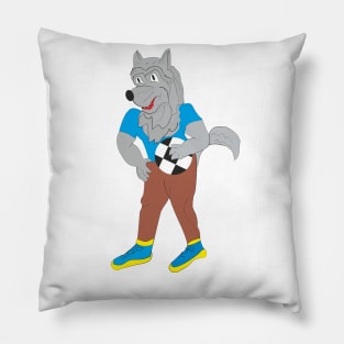 Wolf footballer Pillow