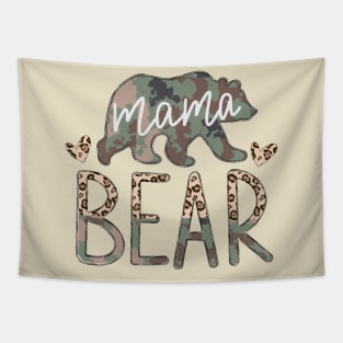 Mama Bear Camo Design Tapestry