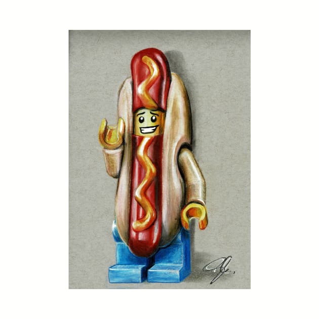 hot dog guy by Scottanthonyartwork