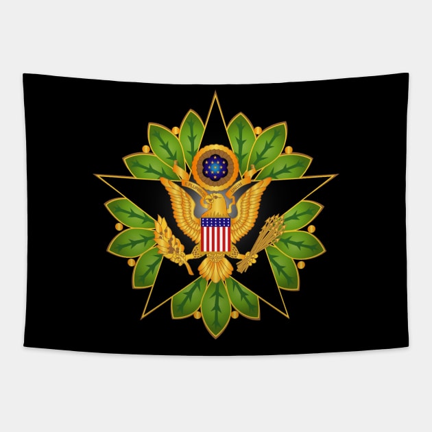 Army Staff Identification Badge wo Txt Tapestry by twix123844