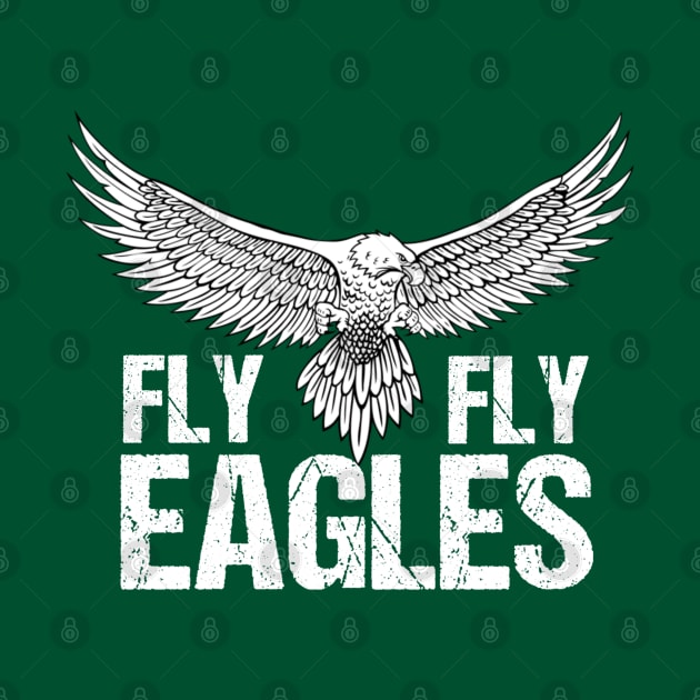 Fly Eagles Fly Shirt by JJDezigns