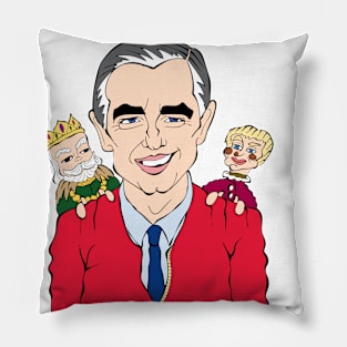 CLASSIC CHILDREN'S TV HOST Pillow