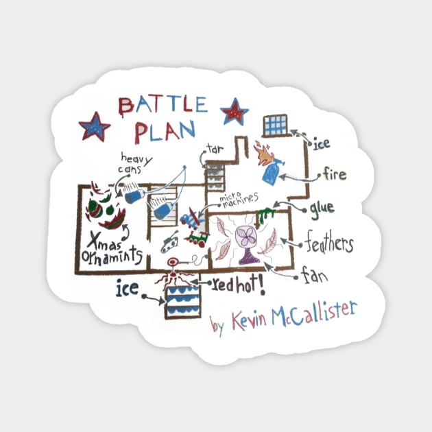 Battle Plan by Kevin McCallister Magnet by GSpark