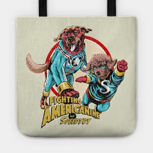 Fighting Americanine & Speedtoy retro Tote