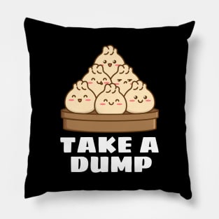 Take a Dump | Dumpling Pun Pillow