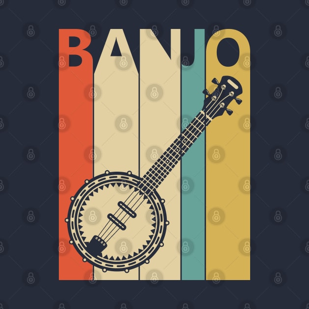 Vintage Banjo Player Gift by GWENT