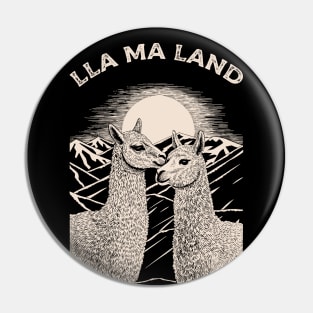 Llama Land Pin