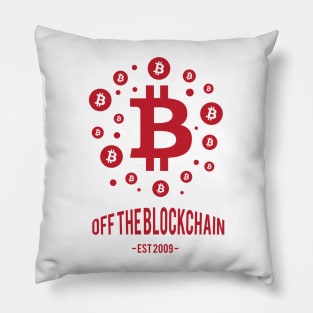 Off the Blockchain Pillow