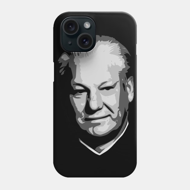 Boris Yeltsin Black and White Phone Case by Nerd_art