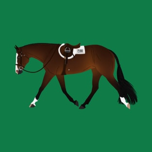 Bay Hunter Horse - Equine Rampaige T-Shirt