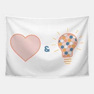 Love & Light (small) Tapestry