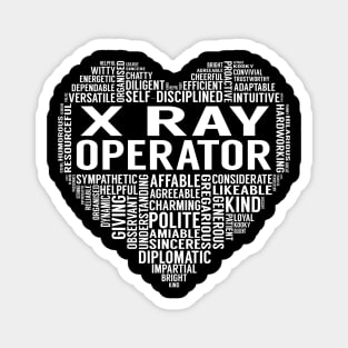 X Ray Operator Heart Magnet