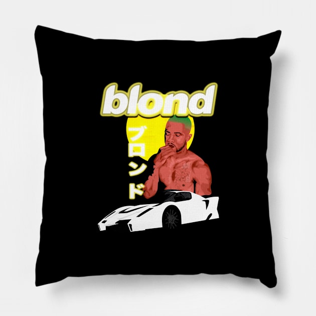 Frank Ocean Hip Hop Pillow by Ndeprok