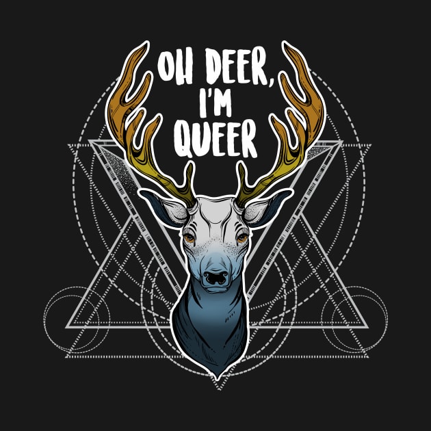 Aroace Oh Deer I'm Queer by Psitta