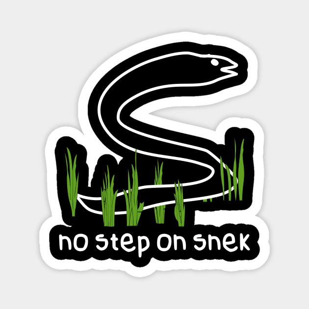 No Step On Snek Magnet by Riel