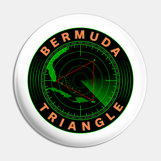 Bermuda Triangle Radar Pin by CuriousCurios