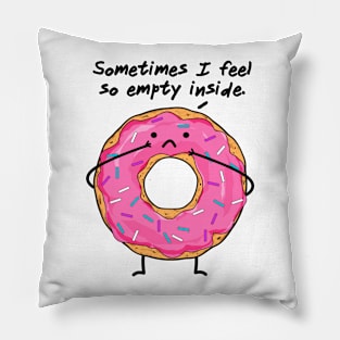 Sad Donut Pillow