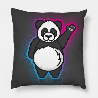 Hello Giant Panda Bear Pillow