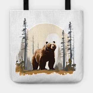 Brown Bear Forest Tote