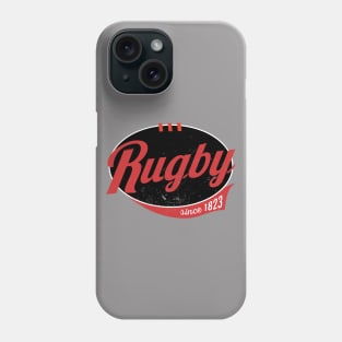 Cool rugby logo distressed Phone Case