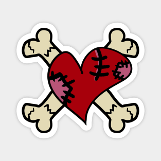 Heart & Bones Magnet