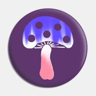 Trans Pride Mushroom Pin