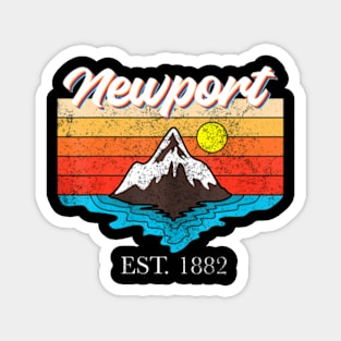 Newport Sunset USA Magnet