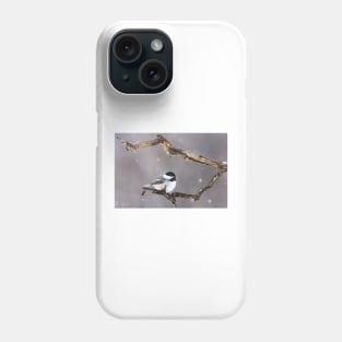 Black-capped Chickadee Phone Case