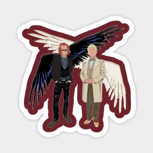 Crowley and Aziraphale Magnet