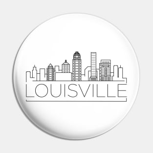 Louisville Minimal Skyline Pin