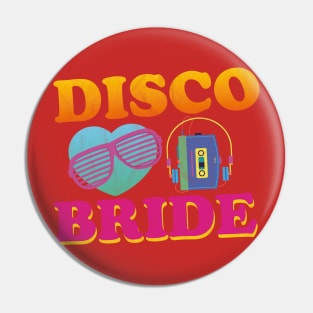 Disco bride bachelorette Pin