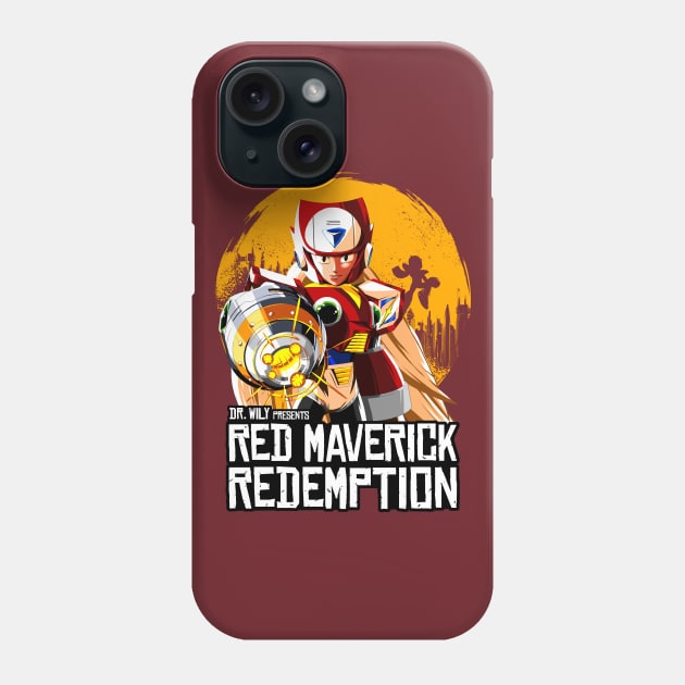 Red Maverick Redemption Phone Case by manoystee