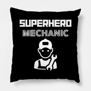 Superhero Mechanic Pillow