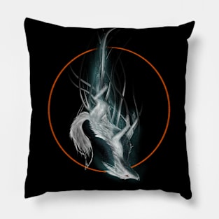 falling fox Pillow