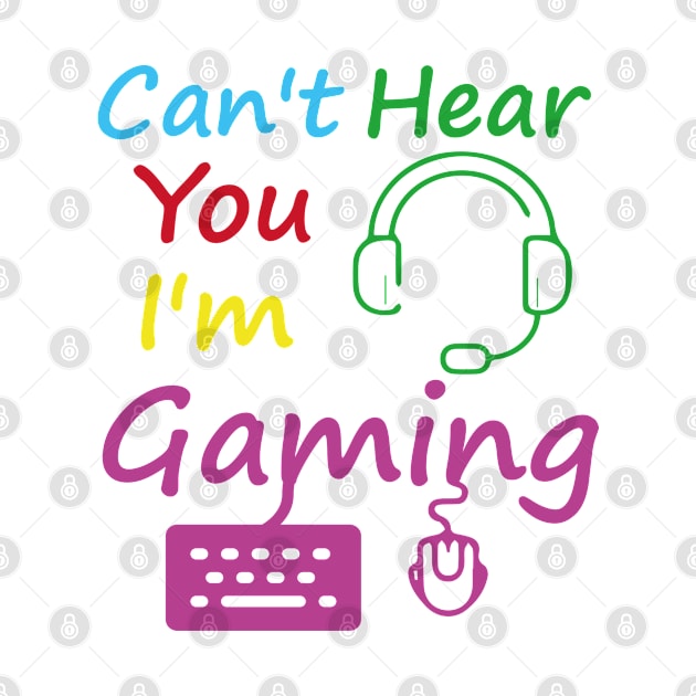 i cant hear you im gaming/gaming/gamer by Abddox-99