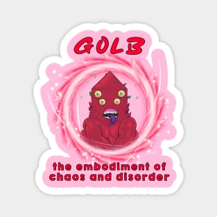 Adventure Time Golb The Embodiment Of Chaos And Disorder Magnet