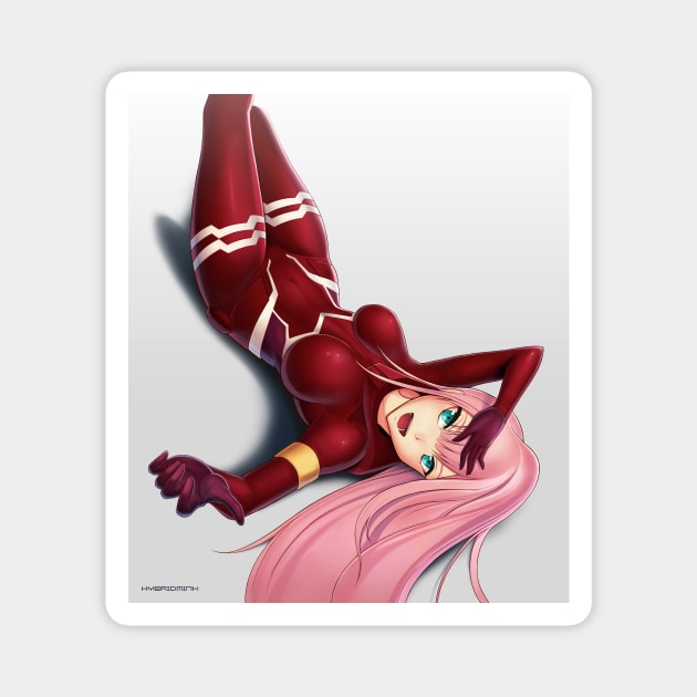 Zero Two Magnet by hybridmink