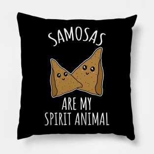 Samosas Are My Spirit Animal Pillow