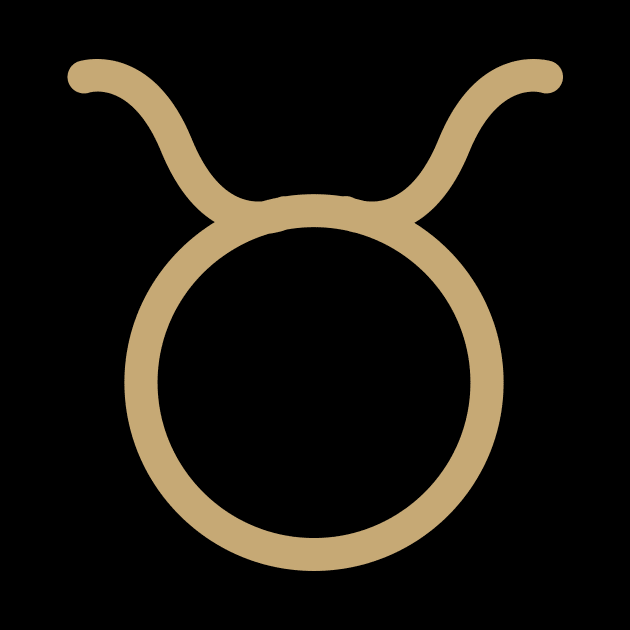 Taurus Zodiac Symbol by Merchgard